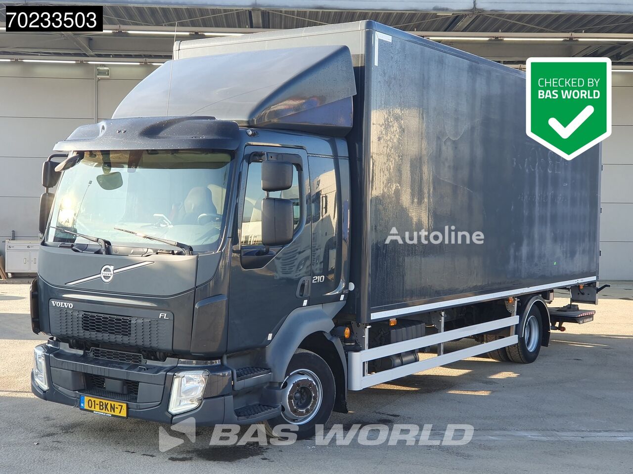 Volvo FL 210 4X2 12tonner NL-Truck Automatic Ladebordwand Euro 6 camión furgón