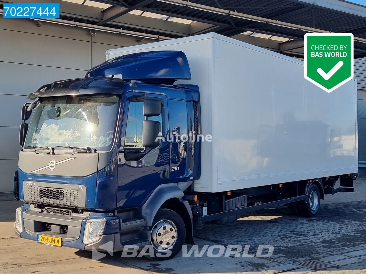 автофургон Volvo FL 210 4X2 12tonner NL-Truck Ladebordwand Euro 6