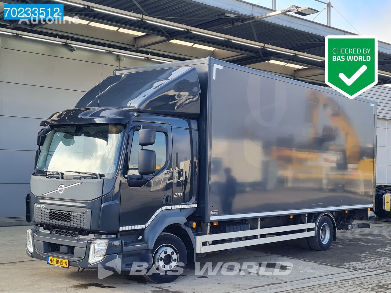 tovornjak zabojnik Volvo FL 210 4X2 12tons NL-Truck APK Ladebordwand Euro 6