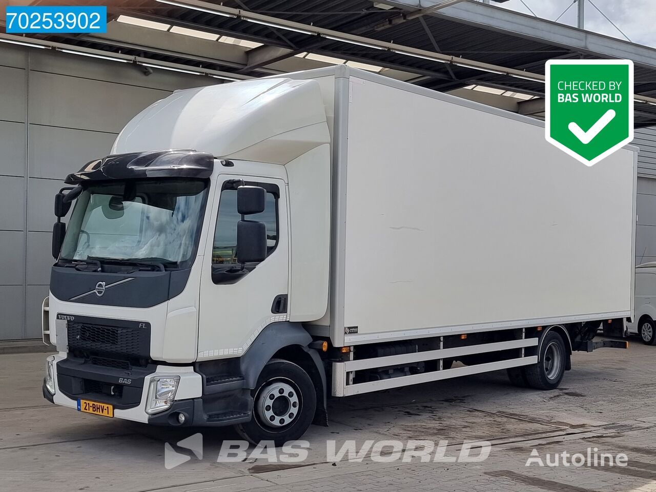 کامیون مسقف Volvo FL 210 4X2 NL-Truck 12 Tons Tailgate Euro 6