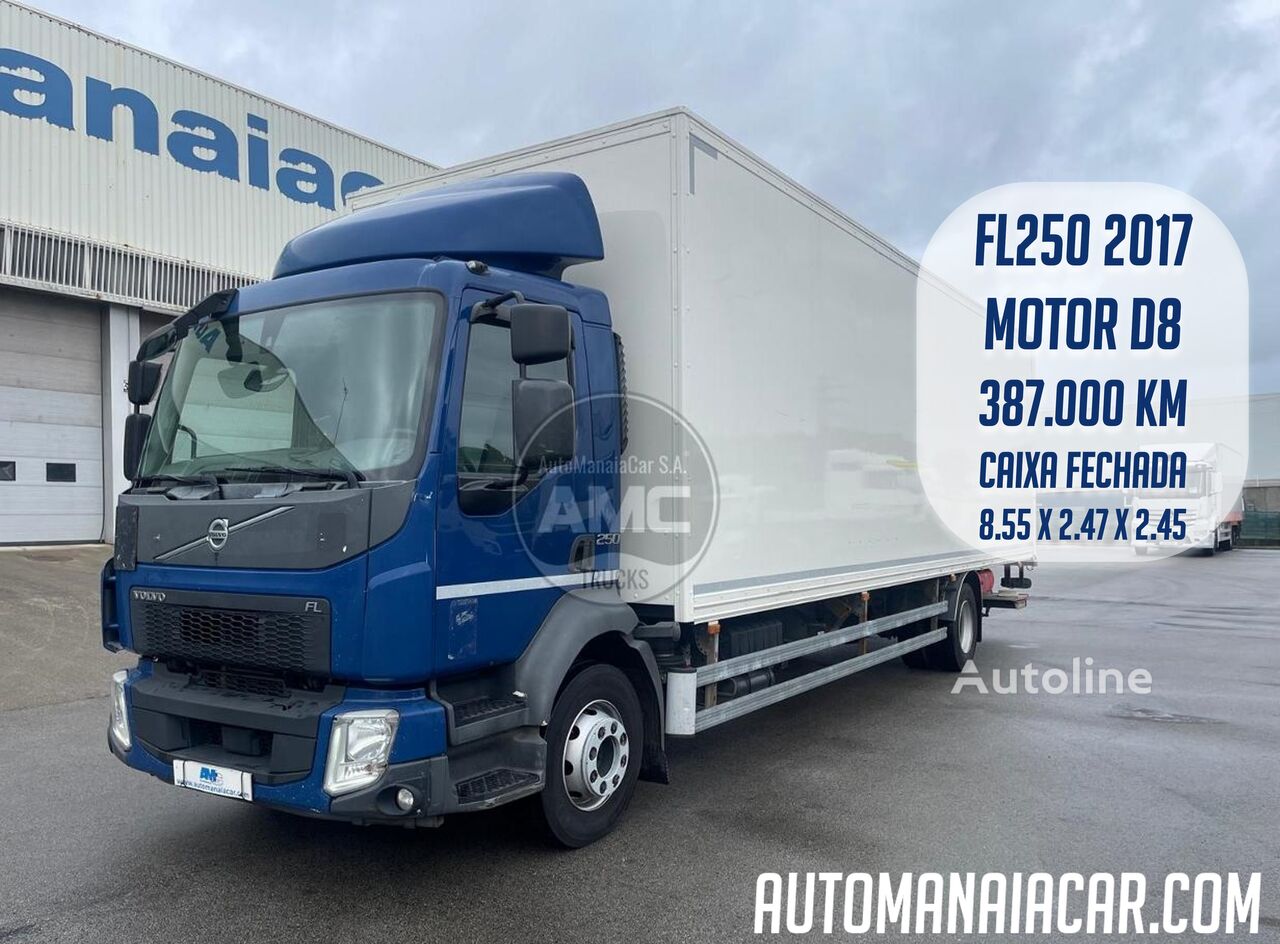 Volvo FL 250 EURO6 4X2 2017 CAIXA FECHADA 8.55 X 2.47 X 2.45 bakwagen