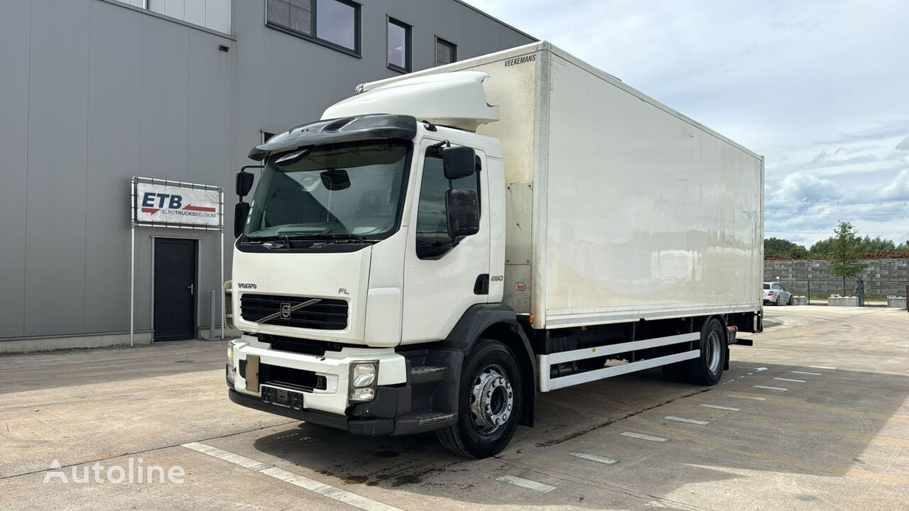 Volvo FL 260 (LIFT 2000 KG / PERFECT BELGIAN TRUCK / 18 TON / EURO 5) camión furgón