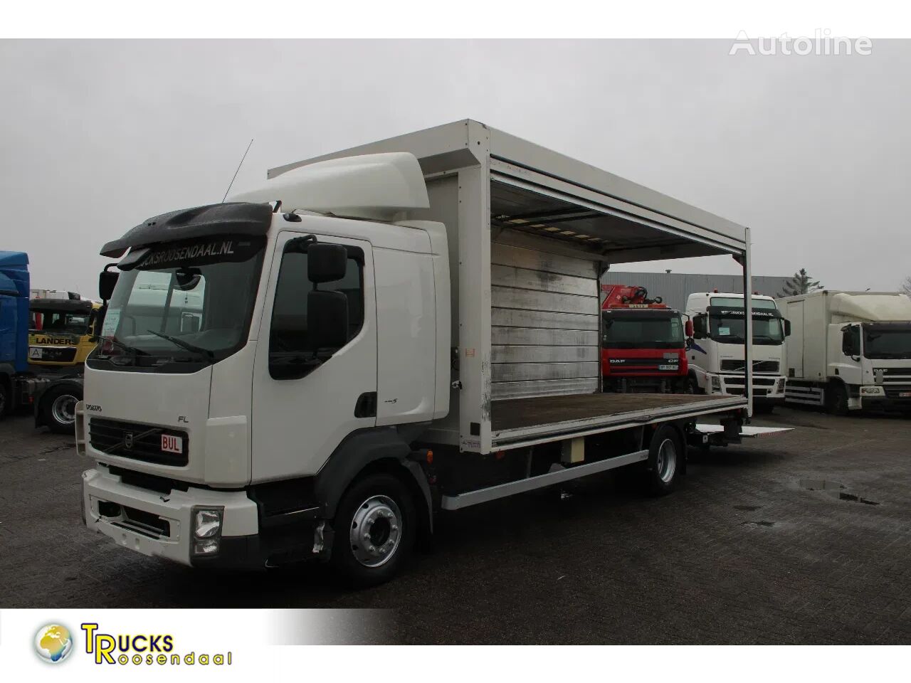 camion furgon Volvo FL 280 + EURO 5 + AUTOMATIC SIDES + LIFT 238.000KM