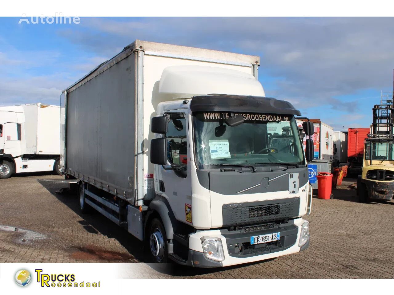 Volvo FL 280 + EURO 6 + 12T + LIFT Koffer-LKW