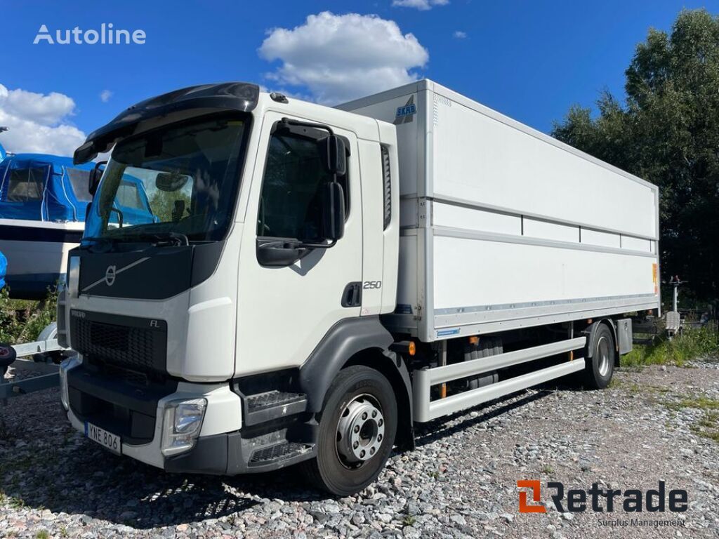 탑차 Volvo FL250 Skåpbil Höj/Sänkbart tak