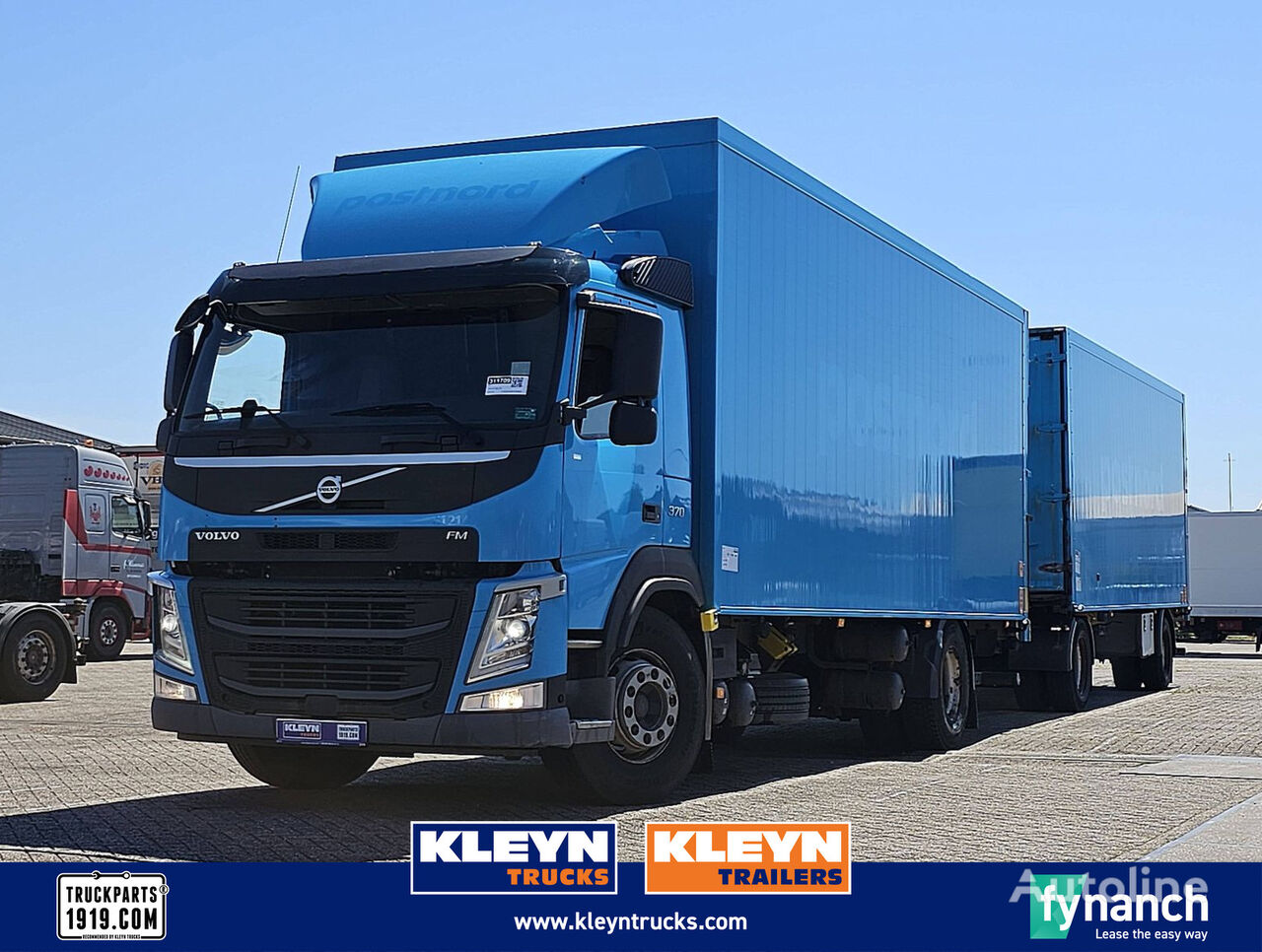 camion fourgon Volvo FM 370 19t airco 2.5t lift