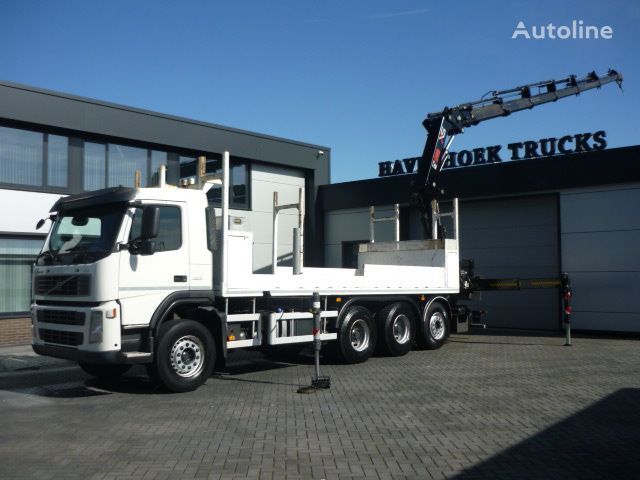 camion fourgon Volvo FM 420 8x4-4 Tridem Hiab 322-6 HI-DUO