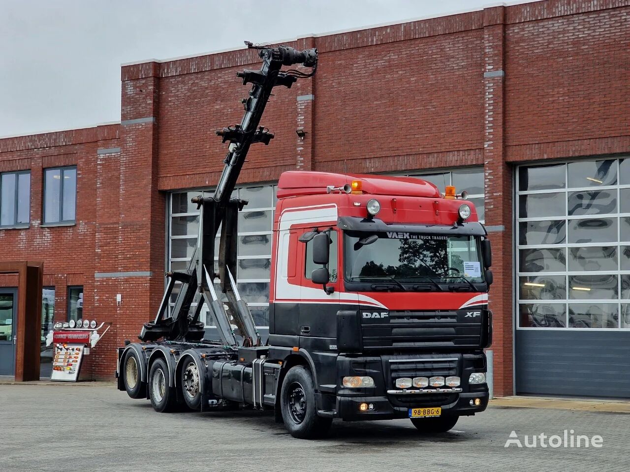 kaabli süsteem veoauto DAF XF 105 510 SpaceCab 8x4*4 - Translift 24T - 376Tkm - Dutch truck