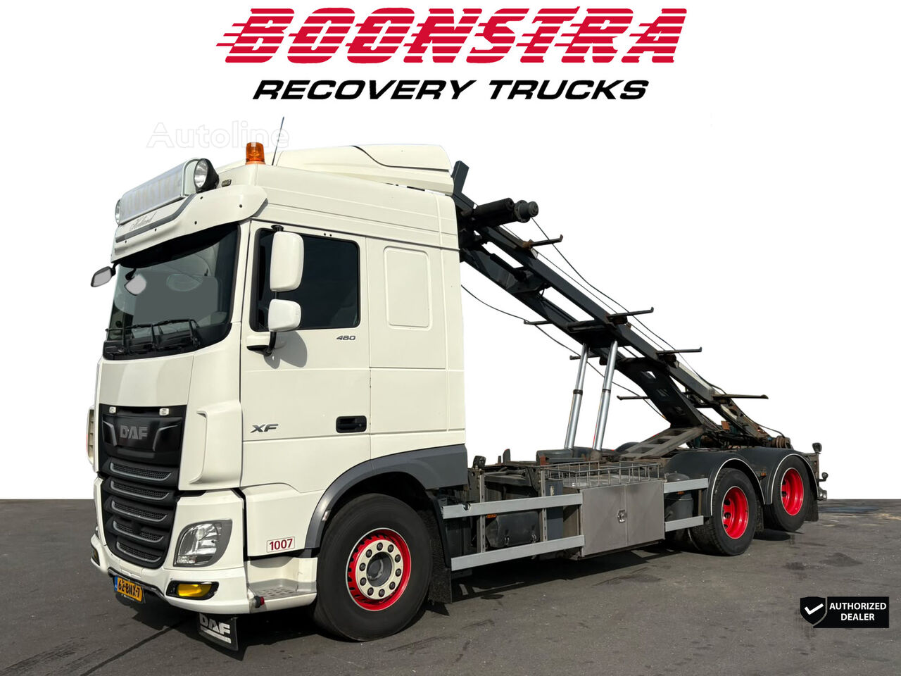 Тросовый мультилифт DAF XF 480 6x2 Kabelsysteem 22 Ton ACC Airco - Autoline