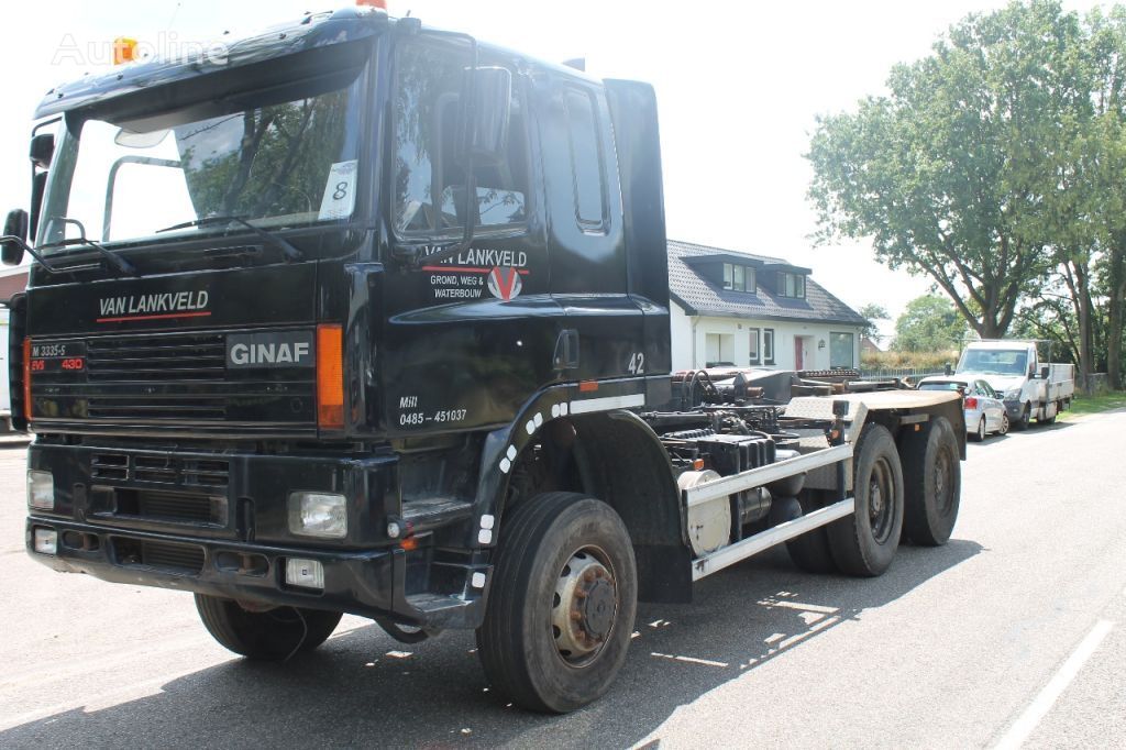 GINAF M 3335 S 6x6 cable system truck