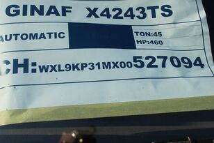 Camion système de câble GINAF X 4243 TS 460 + 30TON SYSTEM + 8x4 à vendre - Image 21 | Autoline SN Camion système de câble GINAF X 4243 TS 460 + 30TON SYSTEM + 8x4 | Image 21 - Autoline