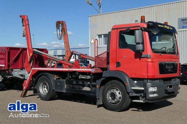 тросовый мультилифт MAN 18.290 TGM BL 4x2, Meiller AK10MT, Luftfederung