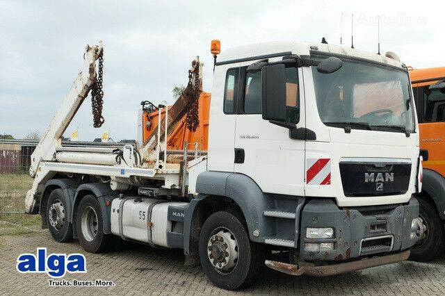 MAN 26.400 TGS 6x4, HydroDrive, Meiller AK 16.MT, AC cable system truck