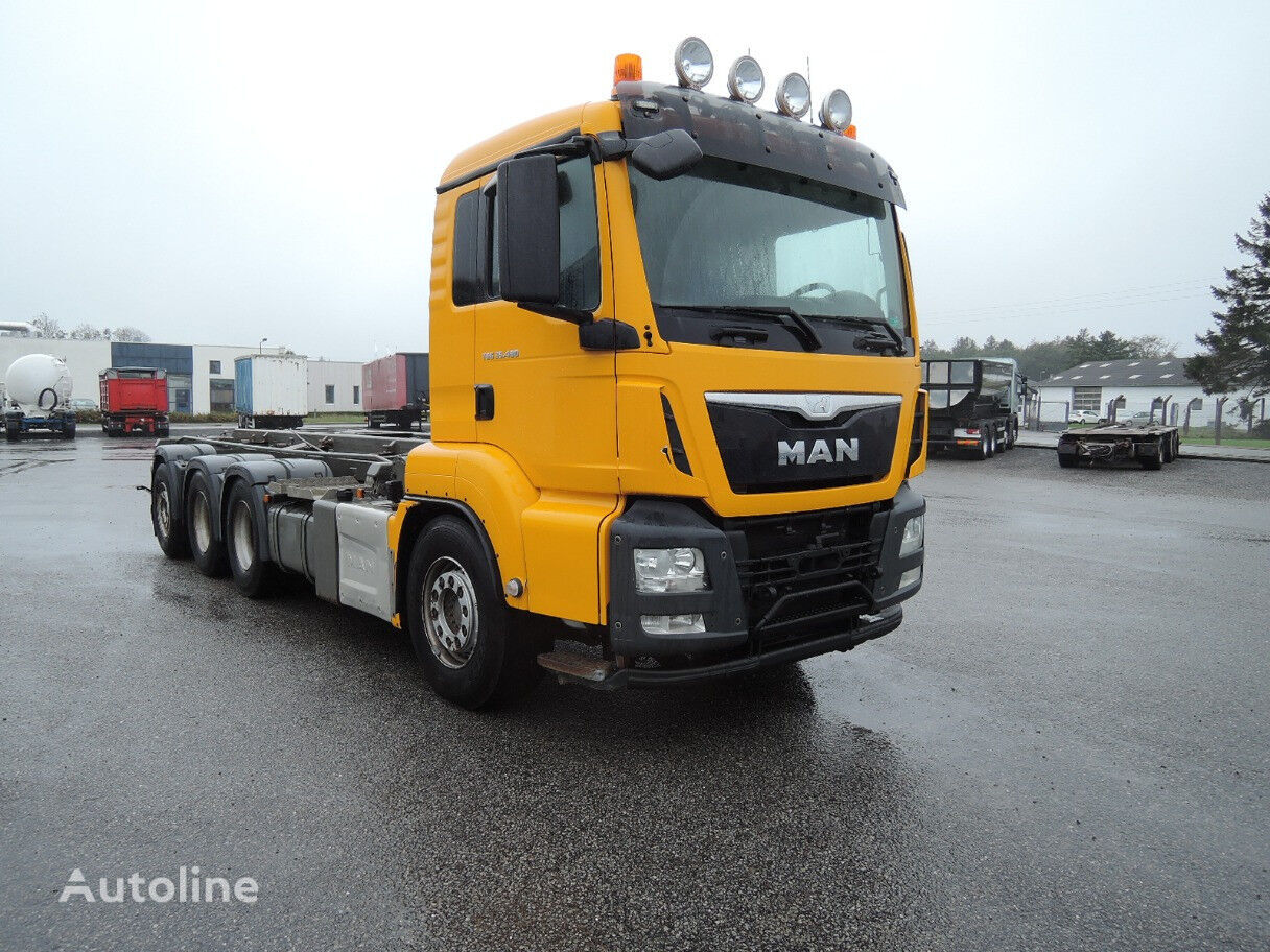 MAN 35-480 TGS cable system truck