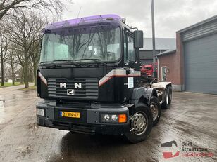 MAN 41.464 8x4 Euro 2 Bladgeveerd Handgeschakeld met NCH 30Ton Kabel cable system truck