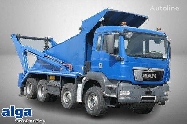 MAN 41.480 TGS 8x4, gr. Federpaket, 37tkm, 4-Achser Seil Abrollkipper