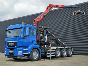 камион со кука за подигање товар MAN TGS 35.400 8x4-4 / PALFINGER Z CRANE + CONTAINER SYSTEM