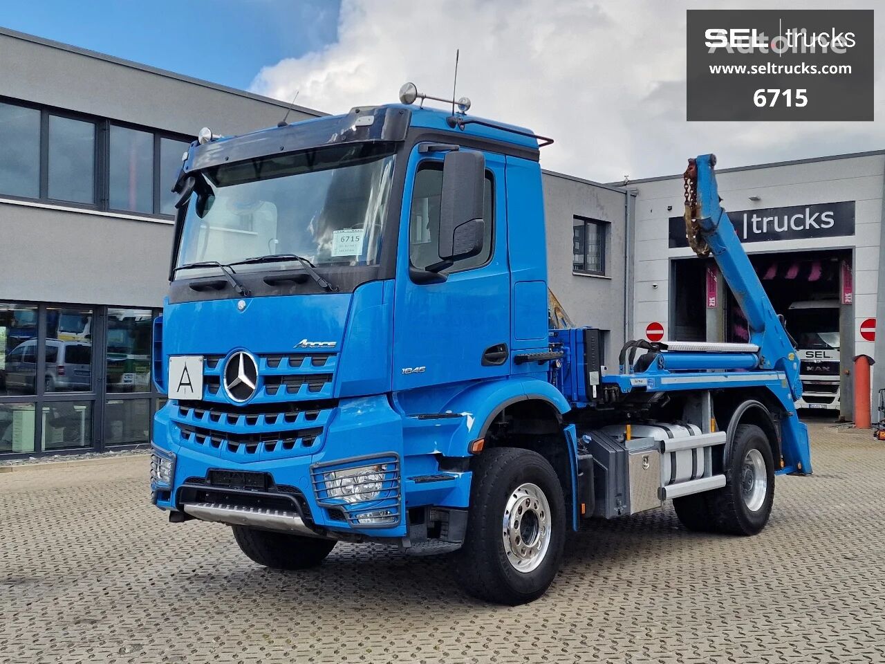 тросовый мультилифт Mercedes-Benz Arocs 1845 Alu-Felgen / Meiller Kipper AK 12MT