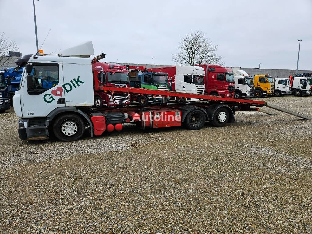 camião sistema de cabo Renault Premium 320 6x2 /Wire/Machinetransport (3 trucks)