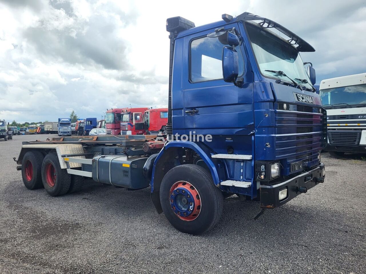 Scania 112 H  lastebil med kabelsystem