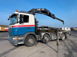 tovornjak kabelski sistem Scania G480 8x26 Multilift Hiab 322 EP-5 Hipro