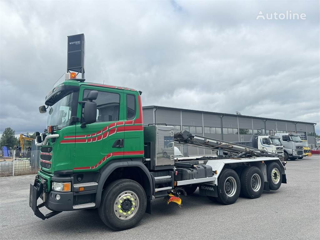 xe tải kéo cáp Scania G490 8X6