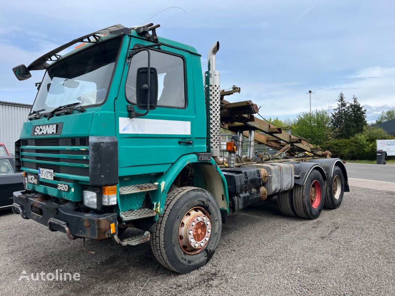 Scania P 113 bug axel Seil Abrollkipper