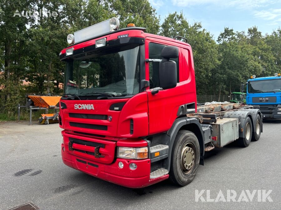 Scania P 340 Seil Abrollkipper