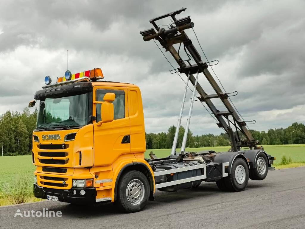 Scania R 500 lastebil med kabelsystem