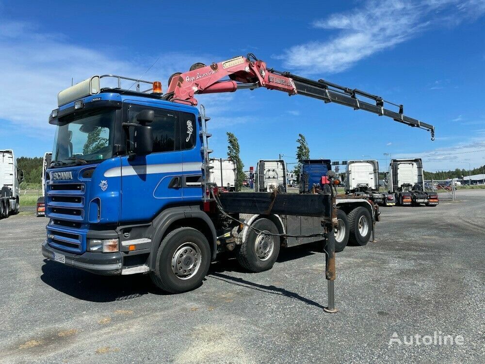 Scania R420  kamion sa kukom za podizanje tereta