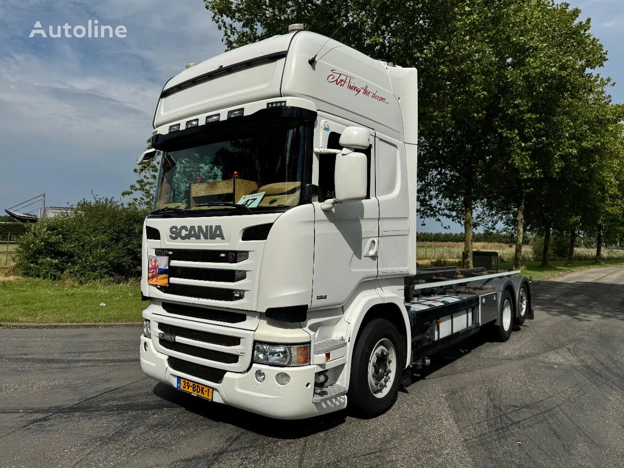 тросовый мультилифт Scania R450 R 450 EURO 6 6X2