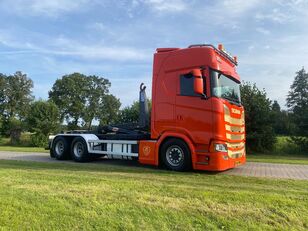 Scania S500 NGS | FULL AIR | 5500 MM HOOK SYSTEM | 25 TON CAP. | cable system truck