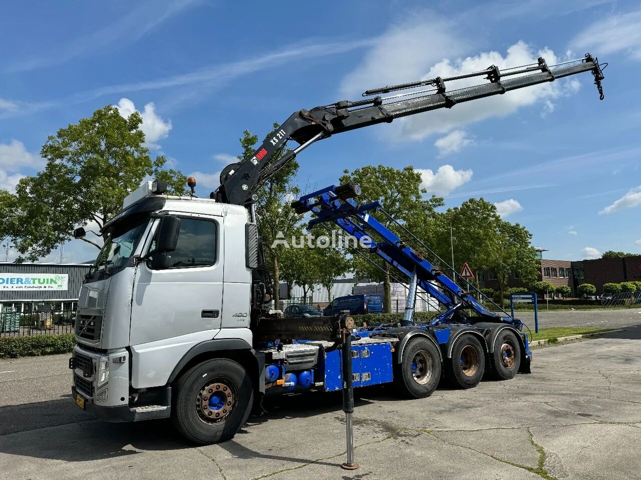 Volvo FH 460 8X4 HIAB 211 BJ 2016 + REMOTE CONTROL + CABLE SYSTEM EURO cable system truck