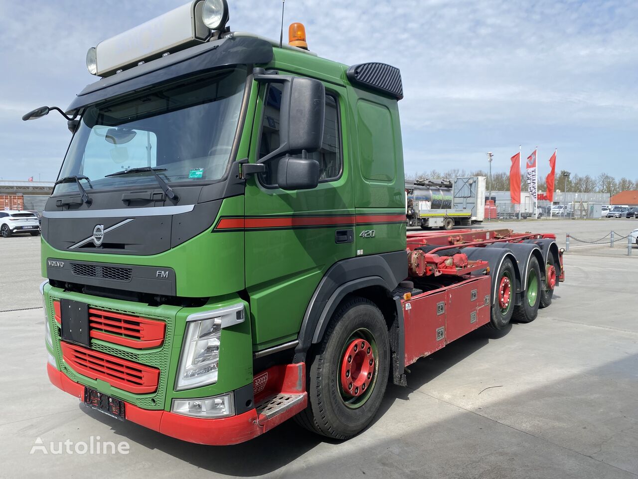 Volvo FM 420 8x2-6 vaijerivaihtolavalaite kuorma-auto