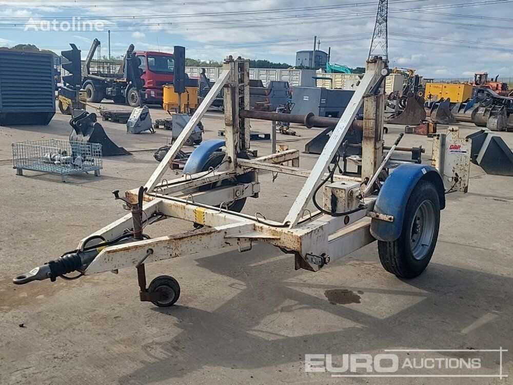 Single Axle Pipe Reel Trailer haspelaanhangwagen