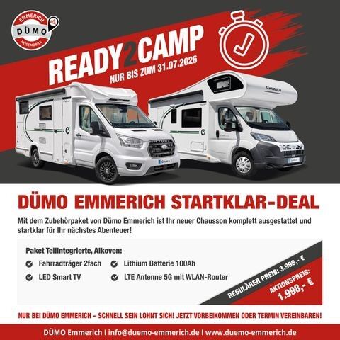 Alkoven Chausson 630 First Line, Arctic Paket - Autoline