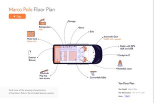 полуинтегриран кампер Mercedes-Benz Marco Polo 250D