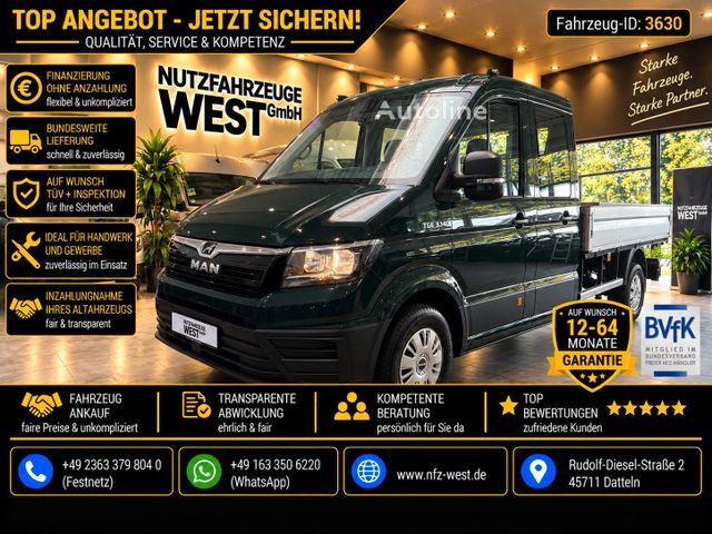 MAN TGE 3.140 DoKa Maxi-Pritsche*AHK*Kamera*7Sitzer* coche - Autoline