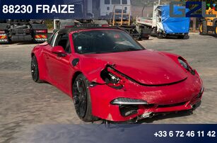 damaged Porsche 911 TARGA 4 GTS car
