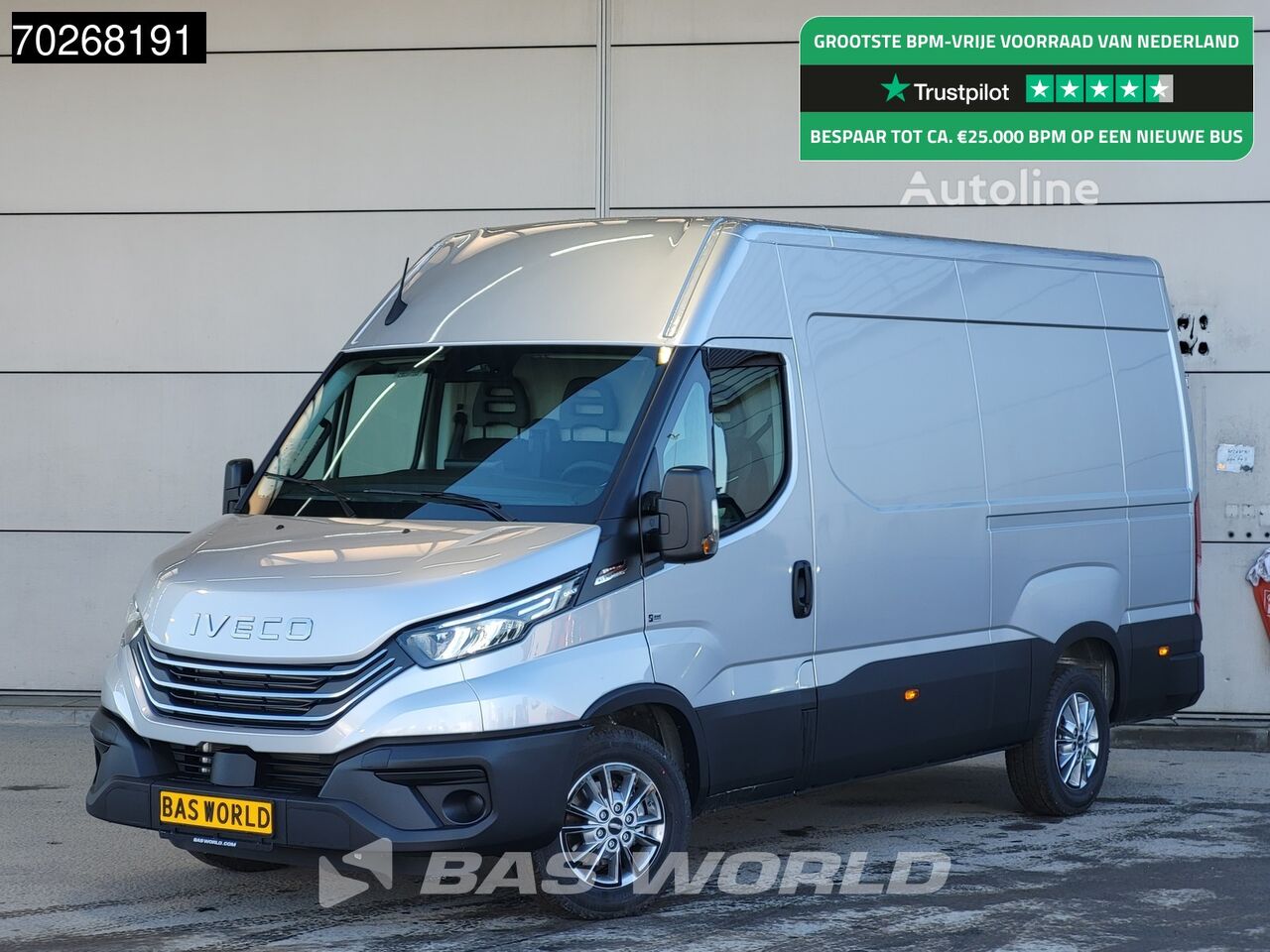 Fourgonnette IVECO Daily 35S21 3.0L Automaat L2H2 210PK 2025-Model 3,5t Trekgewicht neuve - Autoline