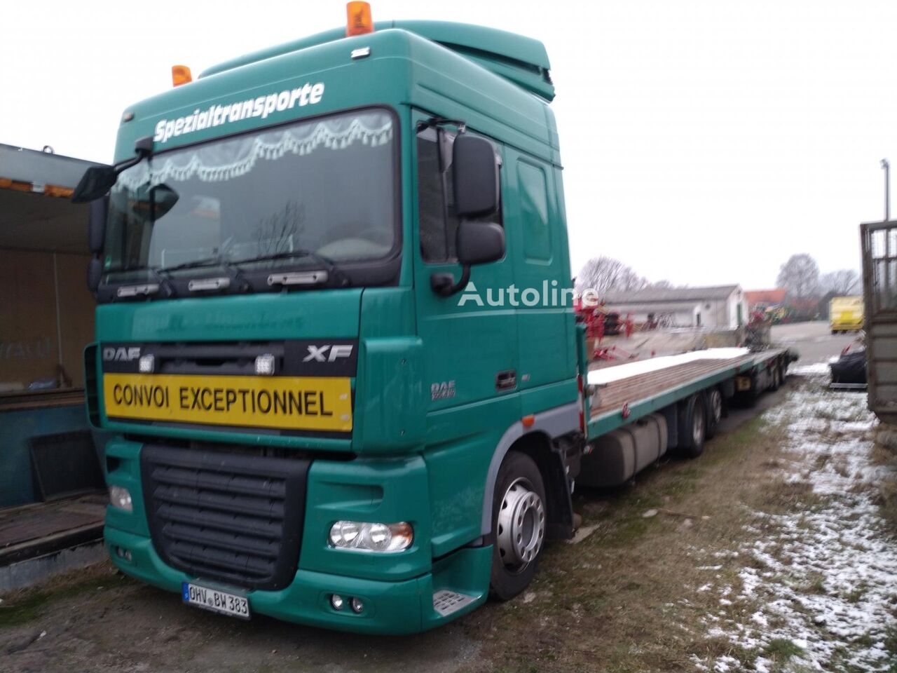 DAF 105.410 # Recker Maschinentransporter biltransport