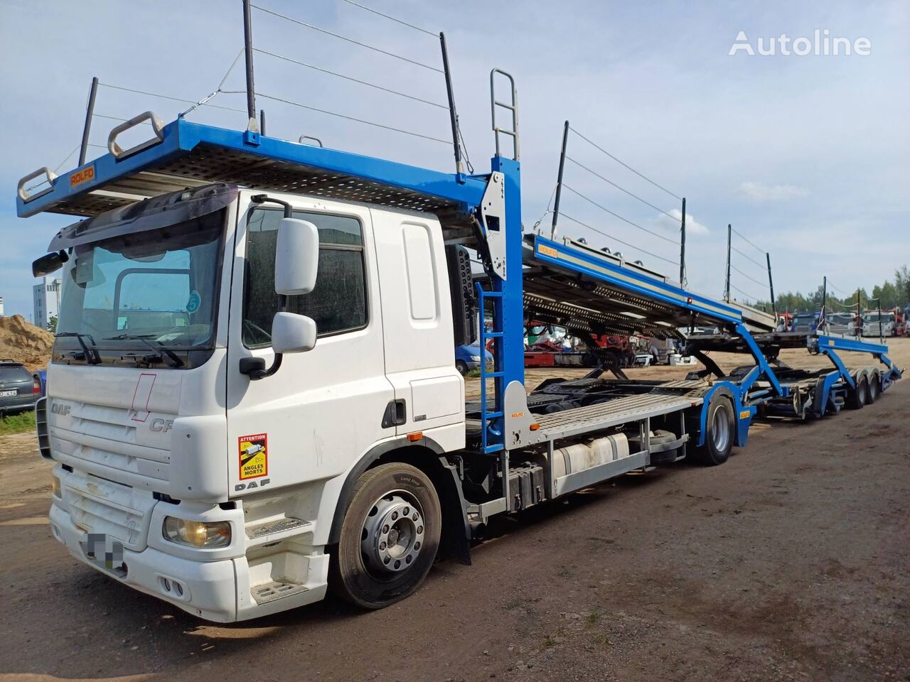 DAF CF biltransport + biltransport trailer