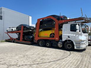 DAF CF car transporter + car transporter trailer