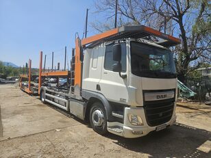 DAF Cf 370 auto vedējs + auto vedējs piekabe