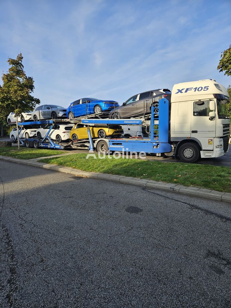 camion transport auto DAF XF 105