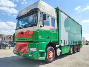 ciężarówka do przewozu samochodów DAF XF 95.430 8x2 SuperSpaceCab Euro3 - CurtainSider 7.31m + Ramp 16