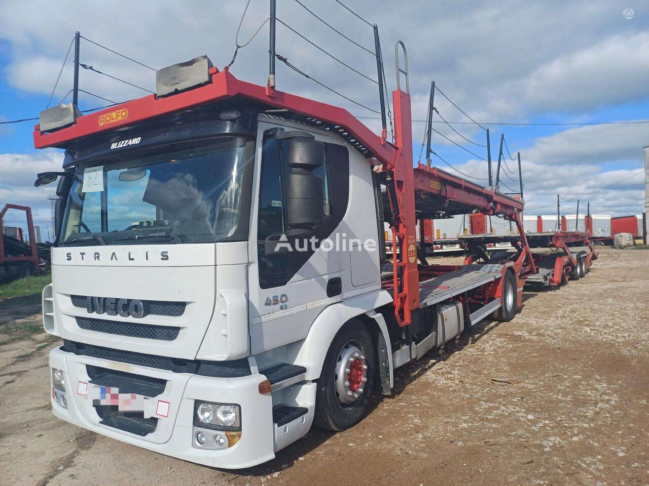 IVECO 450  Autotransporter + Autotransportanhänger