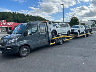 camion transport auto IVECO DAILY35S18 + remorcă transport auto