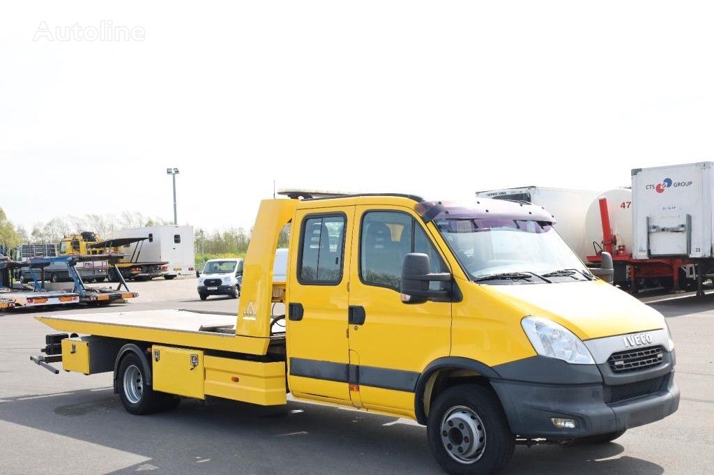 IVECO  Daily 70C21 Doka vehicle transporter + winch  camión portacoches