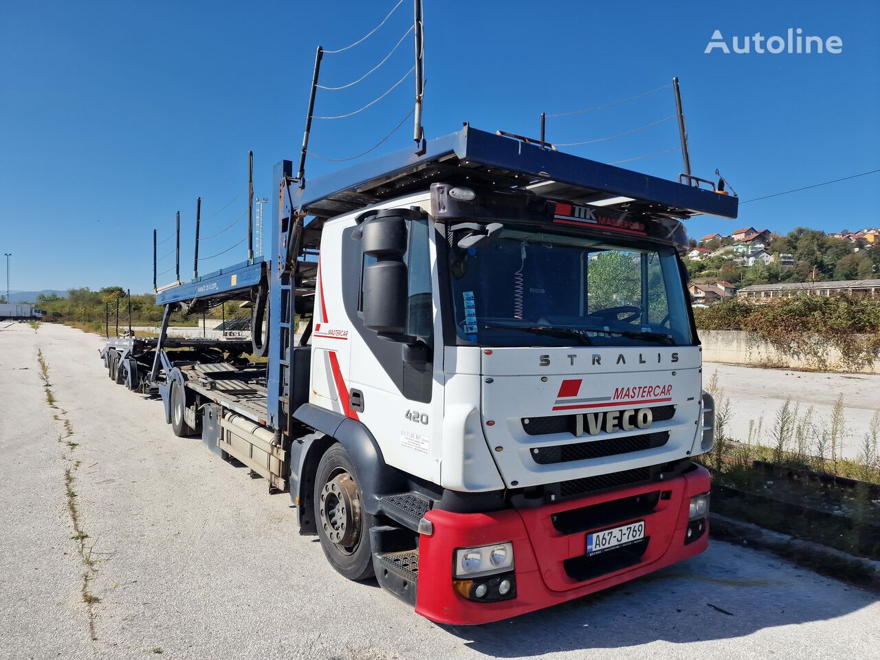 IVECO Iveco stralis + rolfo Autotransporter + Autotransportanhänger